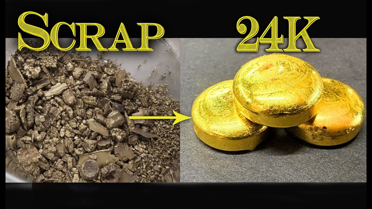 I Don’t Normally Refine Scrap Gold… But This Turned Into Pure 24K