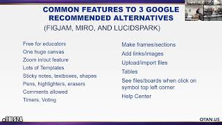 TDLS '24 - Digital Whiteboard Options to Replace Google Jamboard