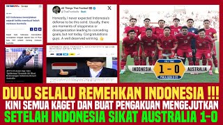 Malaysia,Thailand,Vietnam, Korea Kaget Bareng !! Langsung Ngomong Gini Indonesia Sikat Australia 1-0