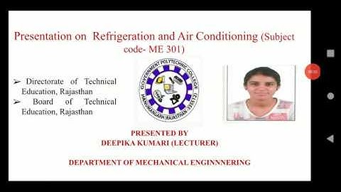 23 ME301 2 3 4  methods to improve COP of VCRS Presented by Deepika Kumari  GPC HANUMANGARH