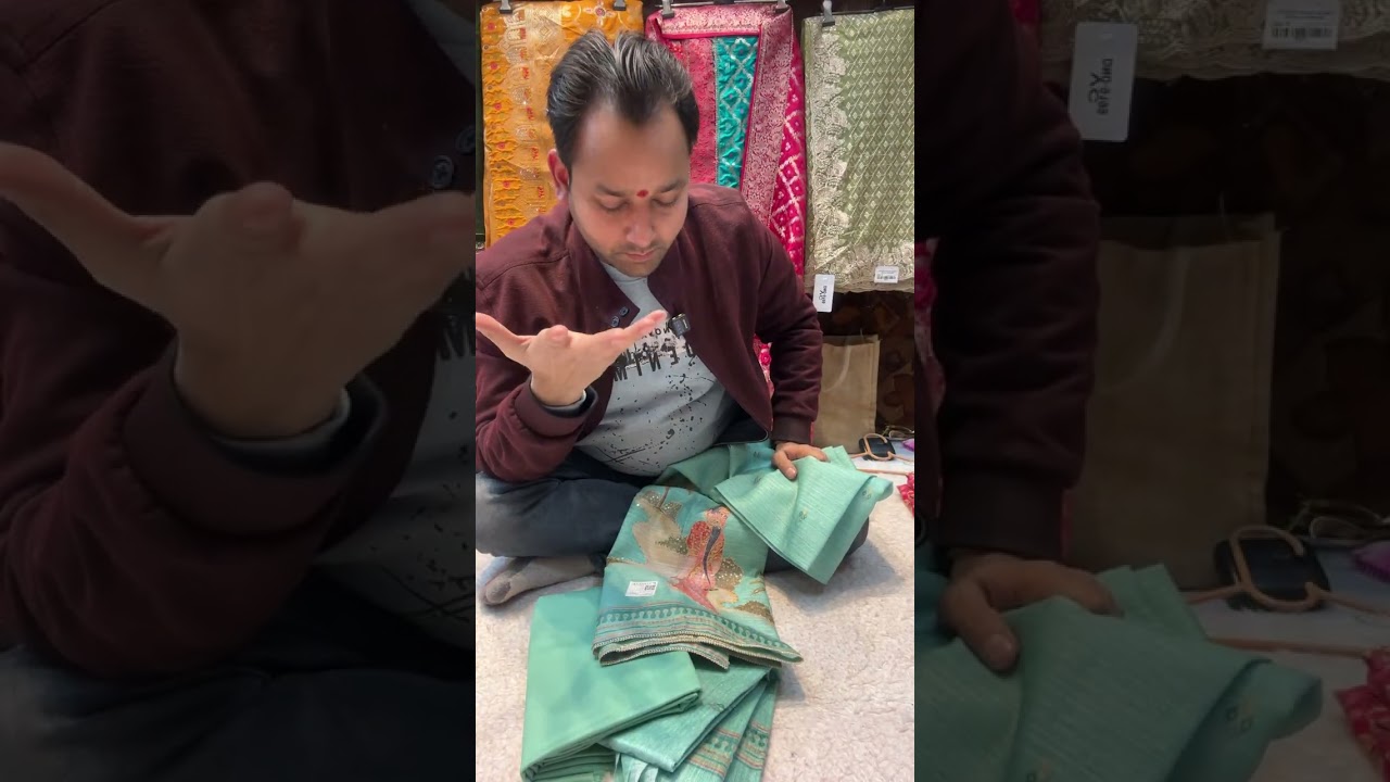 new trending unstitched partywear suit 