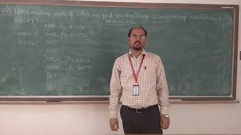 Microcontroller - 18EC46 - Module 3 - Time Delay Calculation - Nested Loop