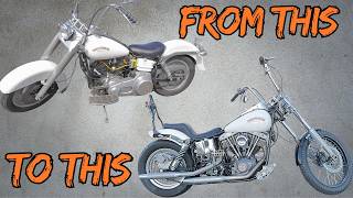Shovelhead swingarm chopper transformation