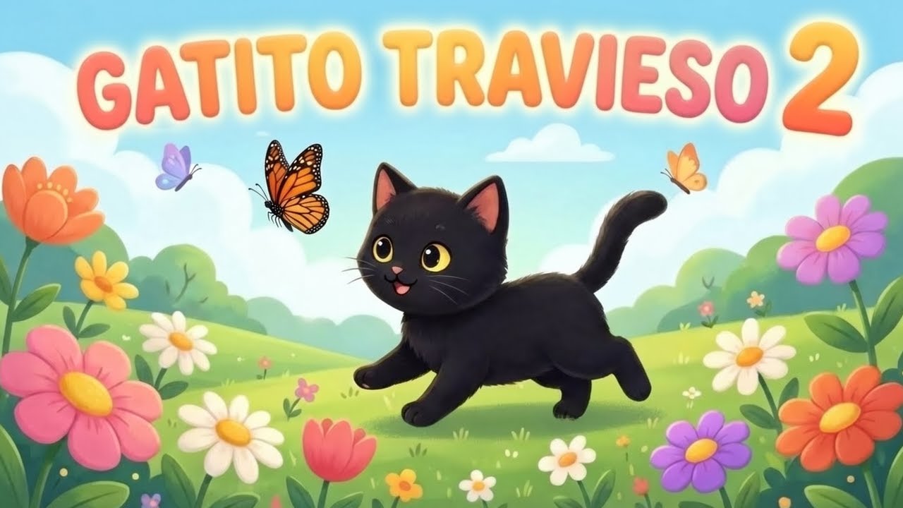 Gatito Travieso 2 🐱 Canciones Infantiles y Rimas para Niños | Rimas y Risas