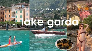 an Italian summer | Girls trip to Lake Garda | Boat days & the best villages | Models off duty