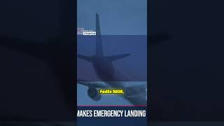 FedEx Plane Engine Fire  Shocking Bird Strike Incident!