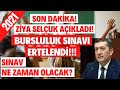 Son Dakika! 2021 BURSLULUK SINAVI ERTELENDİ! Sınav Ne Zaman Yapılacak? Ziya SELÇUK Açıkladı!