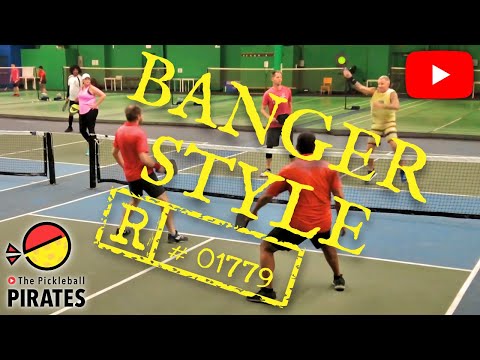 High Level Pickleball Banger Style: Men's Doubles rec Game