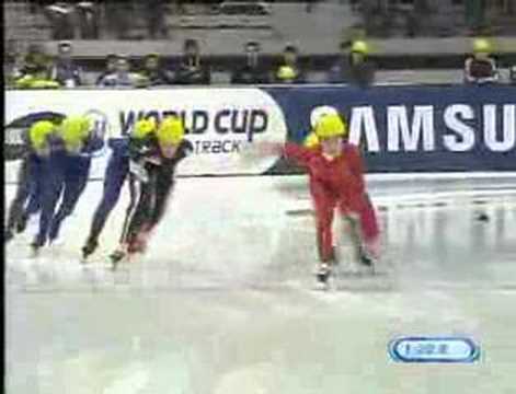 07/08 4th Short Track World Cup(ladies 1500m (2) Final A)