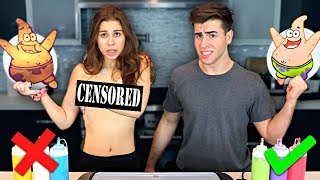 PANCAKE ART CHALLENGE WITH MY GIRLFRIEND **You LOSE, You STRIP**