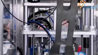 Automatische Servo-Doppenmachine Voor Plastic Deksels Met Dubbele Kop