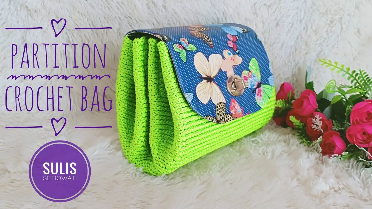 Crochet, partition crochet bag