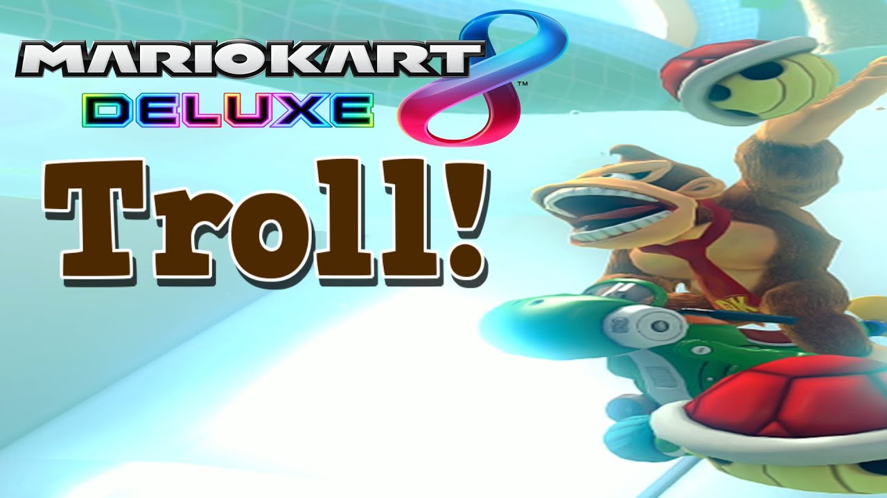 ULTIMATE TROLL!!! - Mario Kart 8 Deluxe (Online) - YouTube