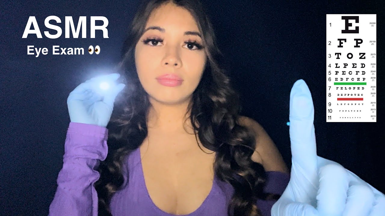 [ASMR] FAST 3 Minute Eye Exam YouTube