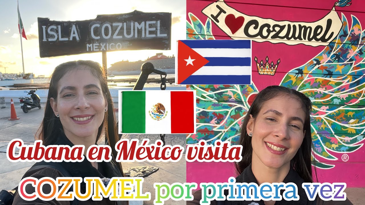 3 años en 🇲🇽 … ¡y POR FIN fui a COZUMEL😱! ¡NO LO PUEDO CREER! Así es COZUMEL 🌊