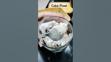 My DIY Coke Float satisfying