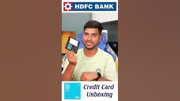 HDFC Bank Pixel Go Credit Card Unboxing | Pixel Credit Card | #creditcard  #shorts #youtubeshorts