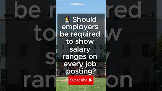 👨💼 Should Every Job Posting Show a Salary Range 💵 | Pay Transparency Debate | Would You Rather