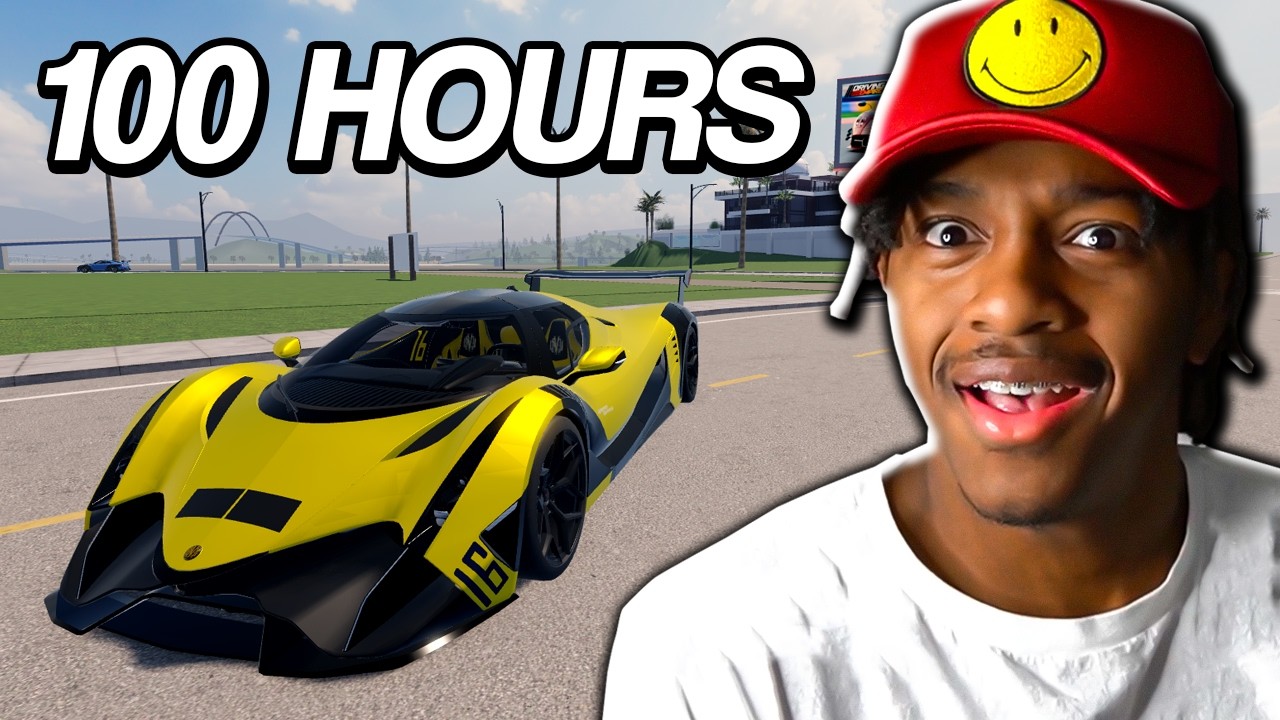 I SPENT 100 HOURS IN ROBLOX DRIVING EMPIRE - YouTube