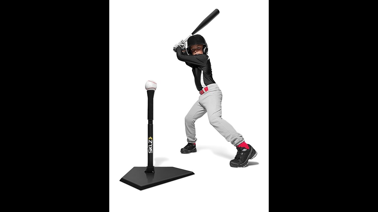 Review SKLZ Youth Adjustable Batting Tee YouTube