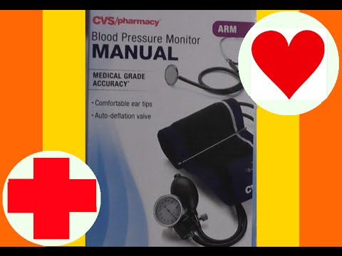 CVS - Blood Pressure Monitor manual - Unboxing - YouTube