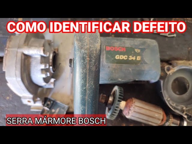 como desmontar Serra mármore Bosch 1551. GDC-34 D 