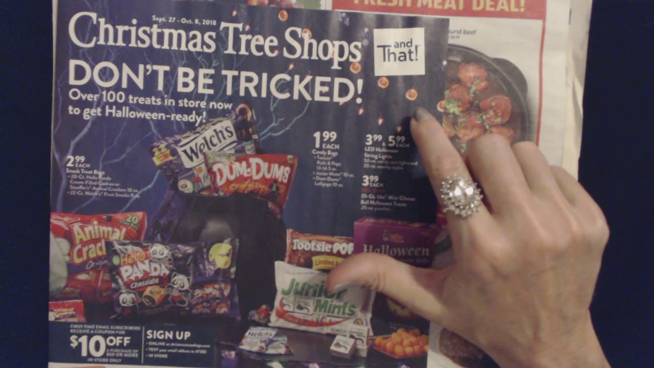 ASMR | Gum Chewing | Sales Circular Review (Soft Spoken)