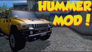 Farming Simulator 15 (2015) - Hummer H2 Service Car & Placeable Food Cart - Mod Squad