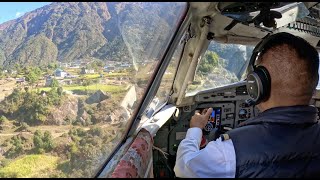 Landing at the World's Most Dangerous TenzingHillary Lukla Airport (2800m)  Day 4.4