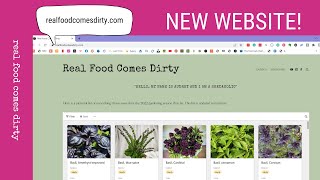 real food comes dirty dot com
A brief look at our new website realfoodcomesdirty.com because real food comes dirty! Dirty gardening hands are the best. Grow your own food and taste the difference.
#realfoodcomesdirty #gardeninspiration #garden real food comes dirty dot com