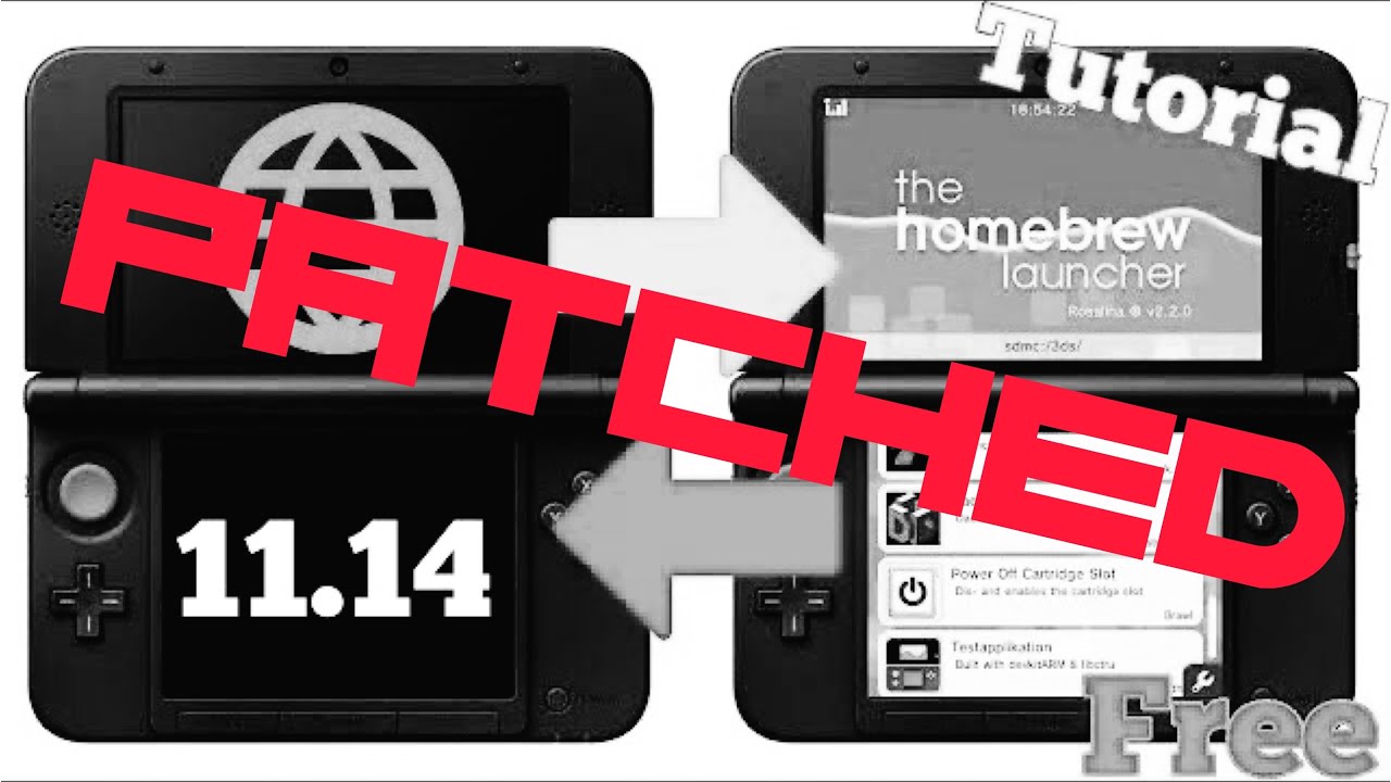 PATCHED! Install the Homebrew Launcher on Old 2DS 11.14 with Browserhax [2021|HD] -