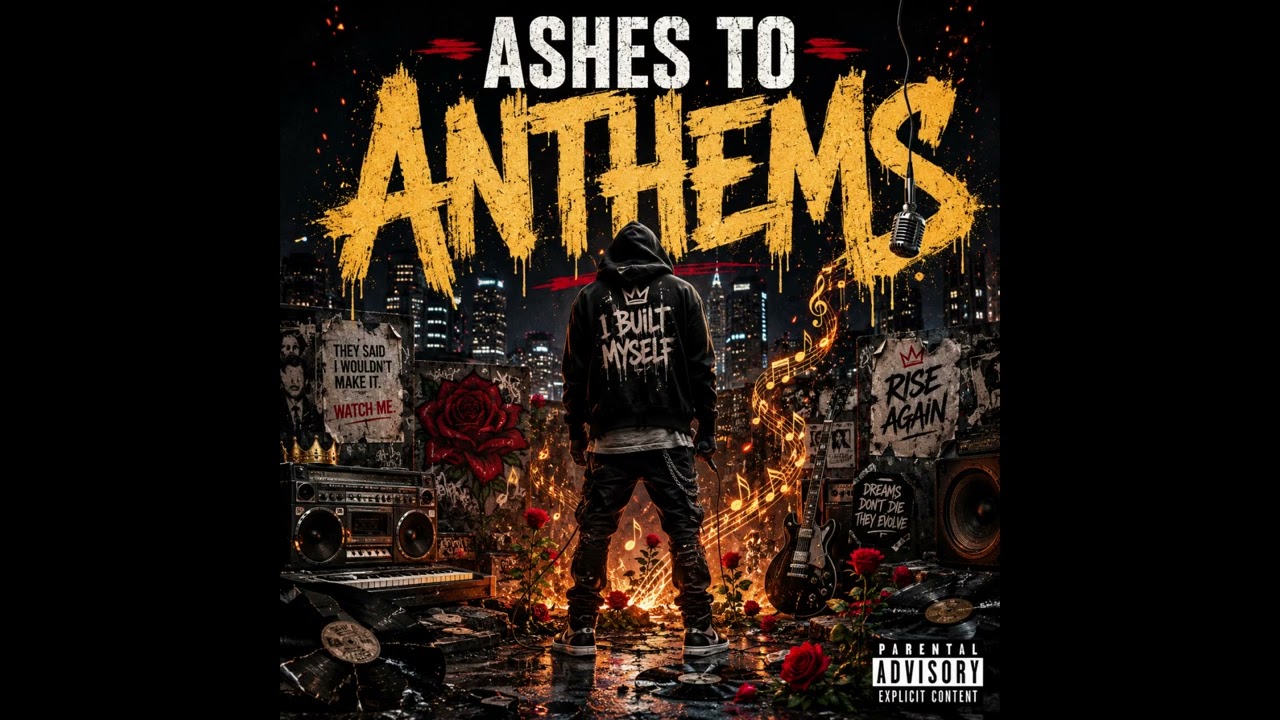 ASHES TO ANTHEMS | I BUILT MYSELF (Rap Rock x Hip-Hop) - YouTube