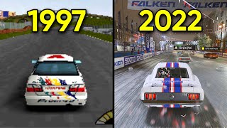 Grid/TOCA Game Evolution [1997-2022]