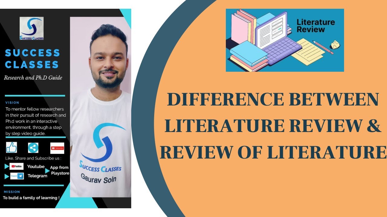 what is the difference between literature review and book review