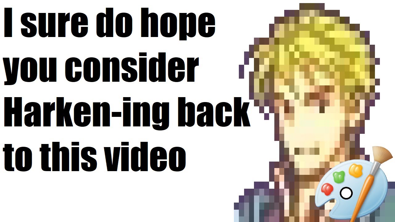 Harken: A Knight Disgraced, As Told By MS Paint