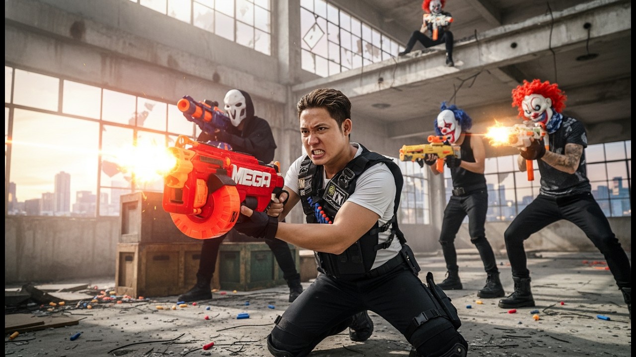 LTT Films: Герой Серебряный Вспышка проникает в криминальную крепость картеля «Багровая Маска» с ...