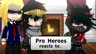 “Pro Heroes reacts to Villain Deku” | Villain Deku Au | Gacha Reaction