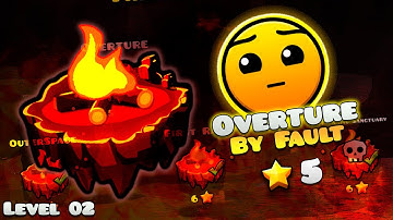 Fire Gauntlet (#02) "Overture" By Fault [100%] | Geometry Dash Project: Gauntlets | BMG