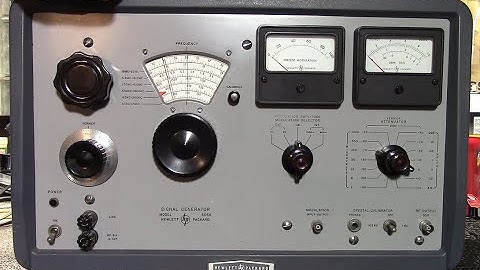Estate Treasures: HP606A RF generator