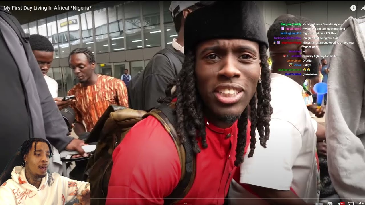 FlightReacts To Kai Cenat My First Day Living In Africa! *Nigeria*!