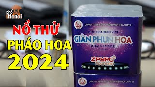 Nổ Thử Pháo Hoa Tết Mới Nhất Giàn Phun Hoa Chính Hãng Quốc Phòng 2024  #hnp screenshot 3