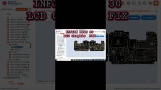 INFINX NOTE 30 LCD Graphics Fix Vsn Line Short Renove Work Lcd ✅