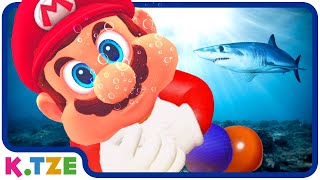 ALMOST drowned while diving 😱😵 Super Mario Odyssey Story