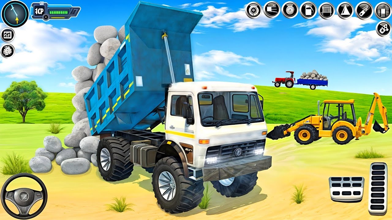 JCB , HMT , SONALIKA , MAHINDRA DI , TRAKTOR TROLLEY BORI UNLOADING 