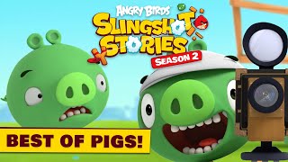 Angry Birds Slingshot Stories S2 | BEST of Pigs! 🔥