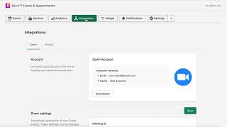 How to connect your Zoom and Google account | Servv Appointment Booking App screenshot 4