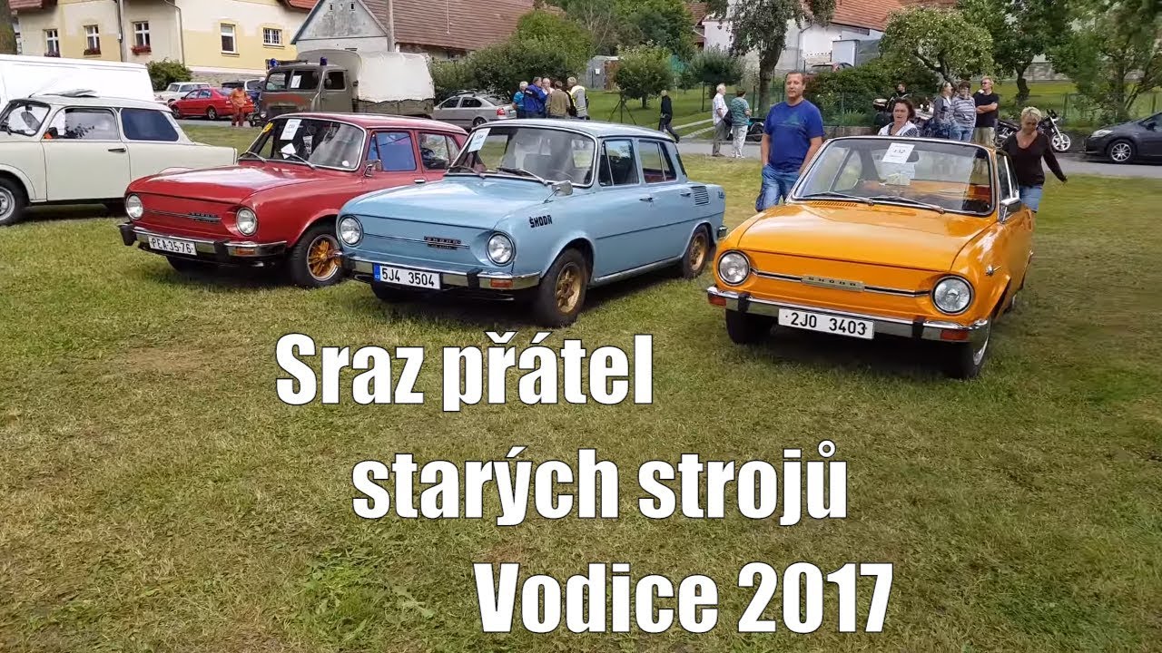 Sraz přátel starých strojů Vodice 12. 8. 2017
