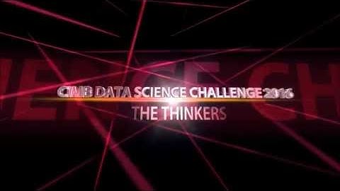 CIMB Data Science Challenge 2016 - The Thinkers