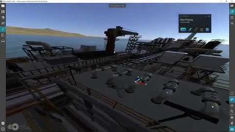 Exploring a ship in VR with CAD Assistant