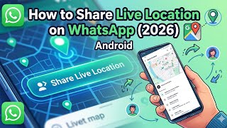 How to share location on Whatsapp android 2026 | share whatsapp live location 2026 screenshot 4